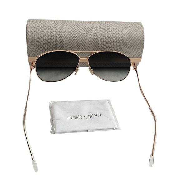 Jimmy Choo ESSY_S Sunglasses in Gold main image 6